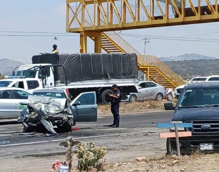 Imagen: Accidente en la carretera Pachuca-Actopan, en San Agustín Tlaxiaca, deja seis lesionados