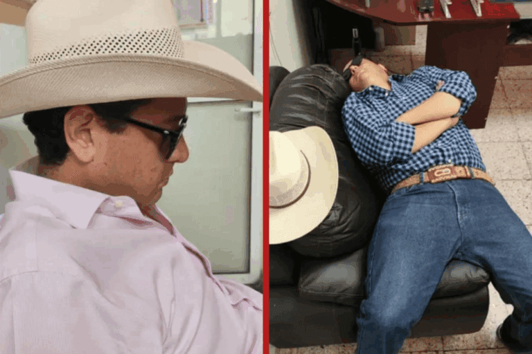 Imagen: Captan a funcionario de Metzquititlán dormido en oficina del ayuntamiento