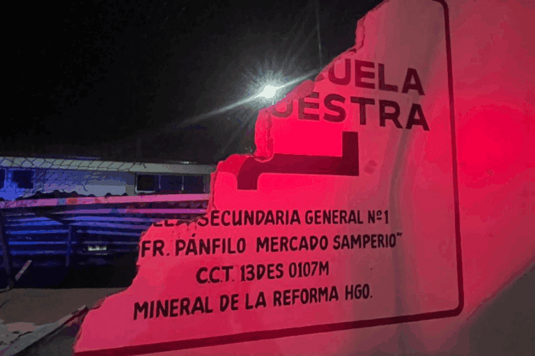 Imagen: Sin daños estructurales en Pachuca: la Escuela Secundaria General No. 1 “Pánfilo Mercado Samperio” retoma clases el lunes
