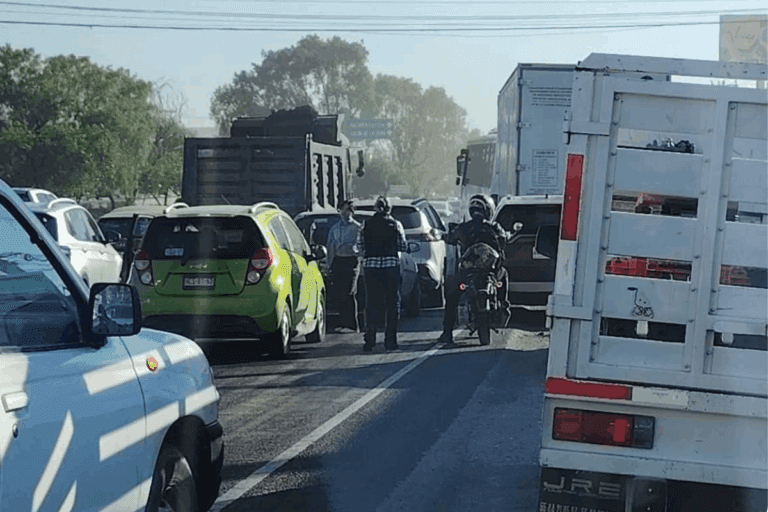 Imagen: ¡Alerta vial en la México-Pachuca! Decenas de automovilistas afectados por accidente