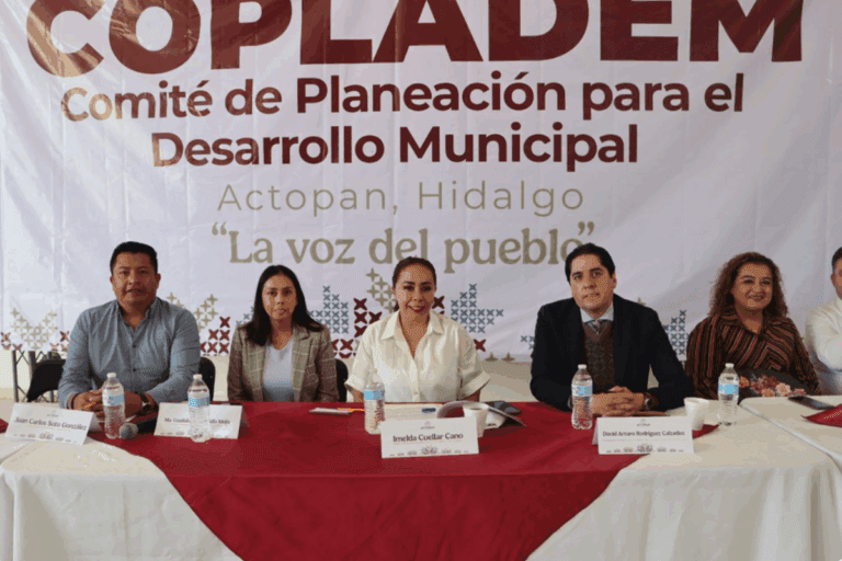 Imagen: Actopan impulsa planeación municipal desde el territorio
