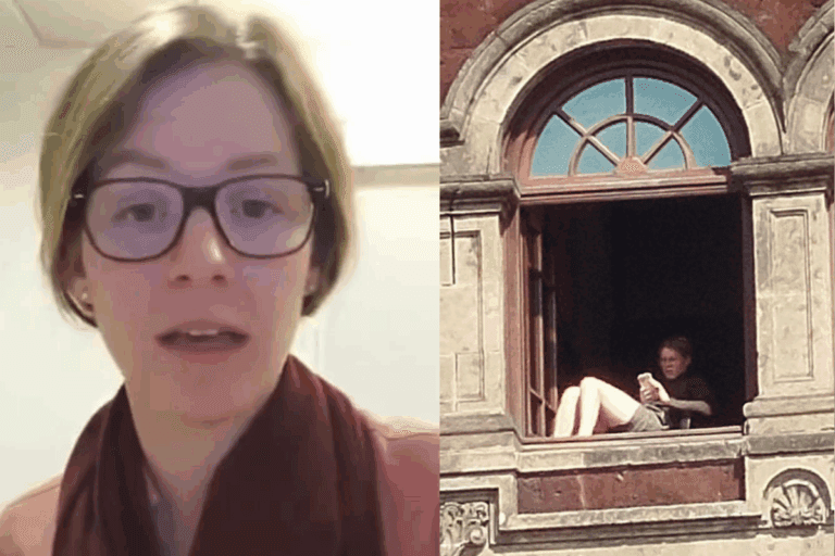 Imagen: ¿Quién es Florencia Franco, la mujer que se asoleaba las piernas en Palacio Nacional? Esto ha pasado con ella