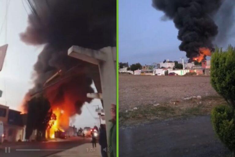 Imagen: Incendio en Emiliano Zapata deja daños materiales