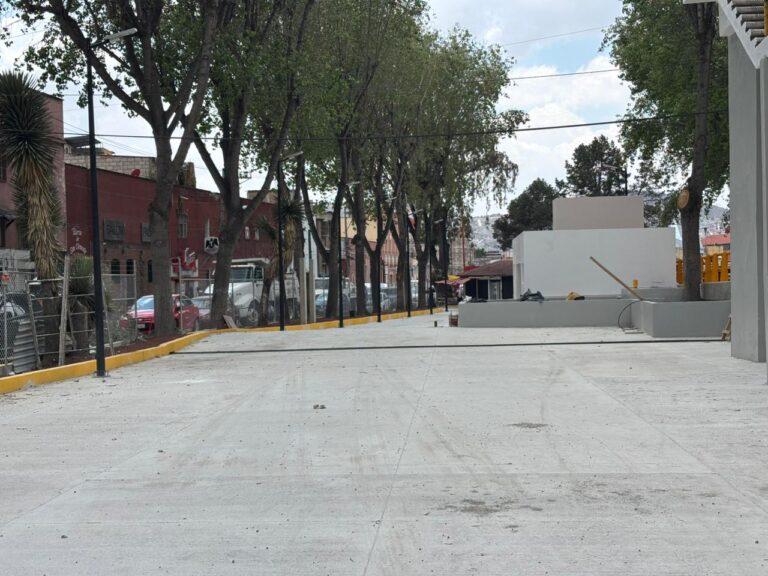 Imagen: FOTOS. La nueva zona destinada para comerciantes informales en Pachuca está casi lista