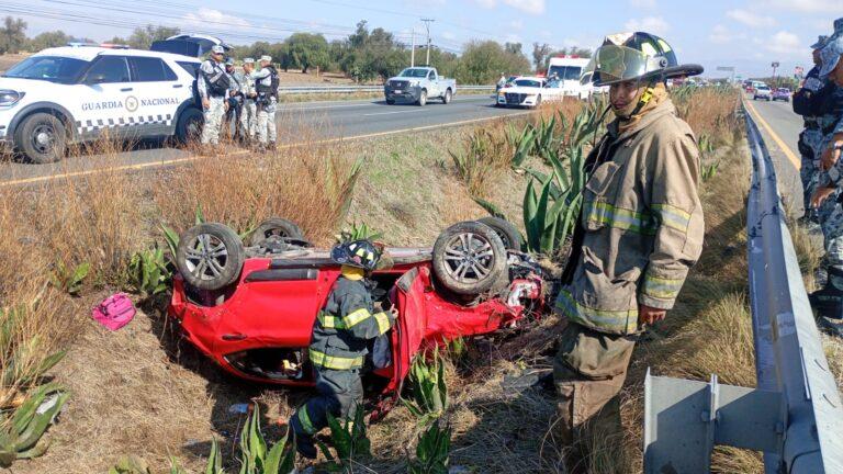 Imagen: Accidente en la carretera Pachuca-Sahagún deja a un herido