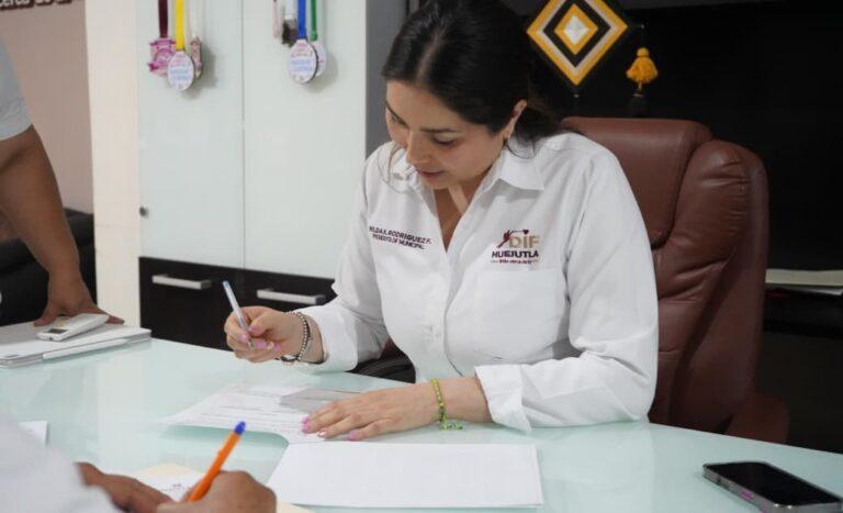 Imagen: DIF Huejutla firma convenio con Atlantes de Hidalgo Shrine Club para atención médica infantil