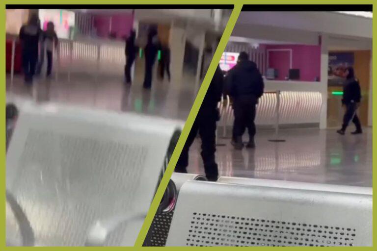 Imagen: Agresión en la central camionera de Pachuca: sujeto ataca a seguridad privada