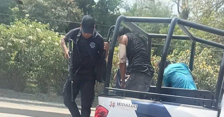 Imagen: Pleito sangiento; hombre es atacado a machetazos en municipio de Hidalgo