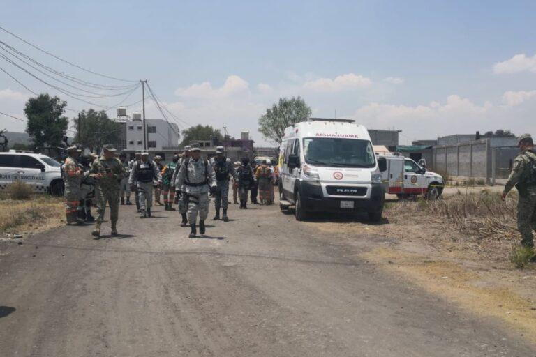 Imagen: Colapsa túnel “huachicolero” en Acolman; realizan labores de rescate de al menos 3 cuerpos