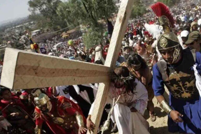 Imagen: El viacrucis de Iztapalapa celebra su edición 183, la primera como Patrimonio Cultural Inmaterial de la Unesco
