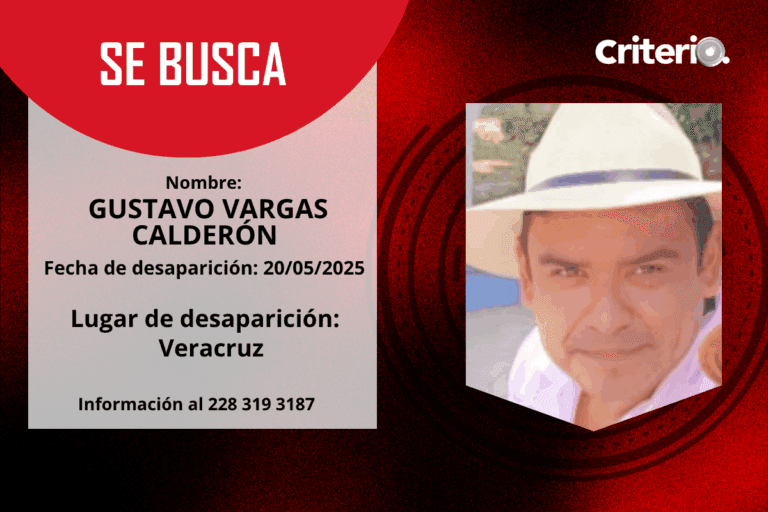 Imagen: Solicitan ayuda para encontrar a Gustavo Vargas Calderón, trailero originario de Hidalgo