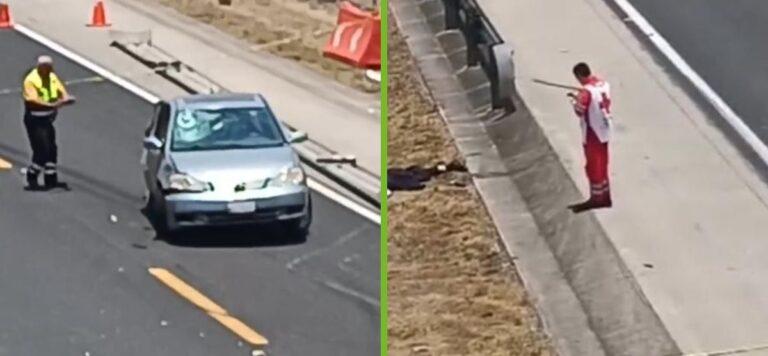 Imagen: Choque en autopista de Hidalgo deja un muerto y dos lesionados