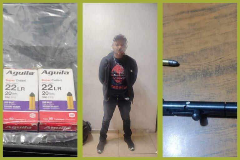 Imagen: Detienen a hombre por violencia familiar y posesión de arma en Mineral de la Reforma