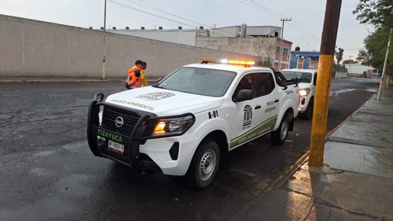 Imagen: Tizayuca investiga posible contaminación en Zona Industrial