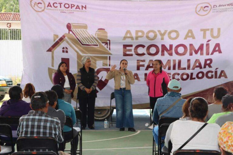 Imagen: Benefician a familias de La Estancia, en Actopan