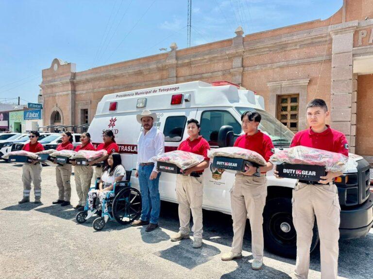 Imagen: Equipan a Protección Civil de Tetepango