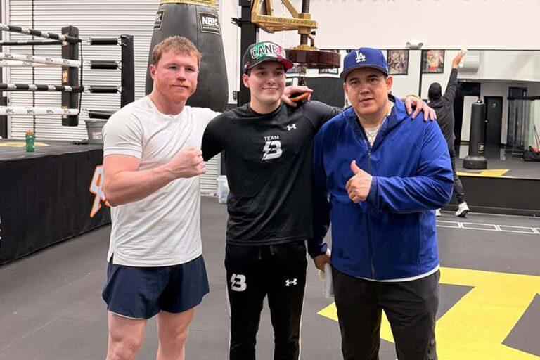 Imagen: Pablo Batres, un huejutlense en el equipo del “Canelo” Álvarez