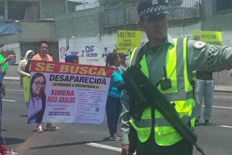 Imagen: Bloqueo en la México-Pachuca hoy: familiares cierran la autopista por desaparición de Ximena Rico