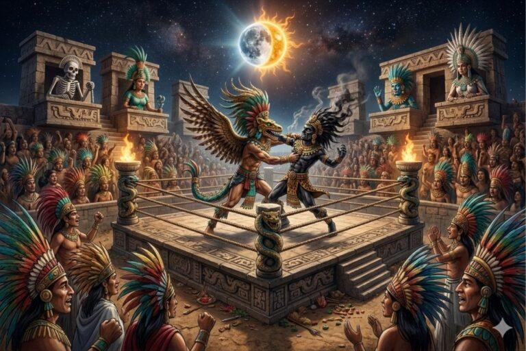 Imagen: Lucha libre con dioses aztecas: El espectáculo viral que llegará este verano a la CDMX