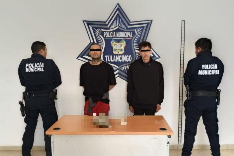 Imagen: Caen dos con presunta droga en Tulancingo