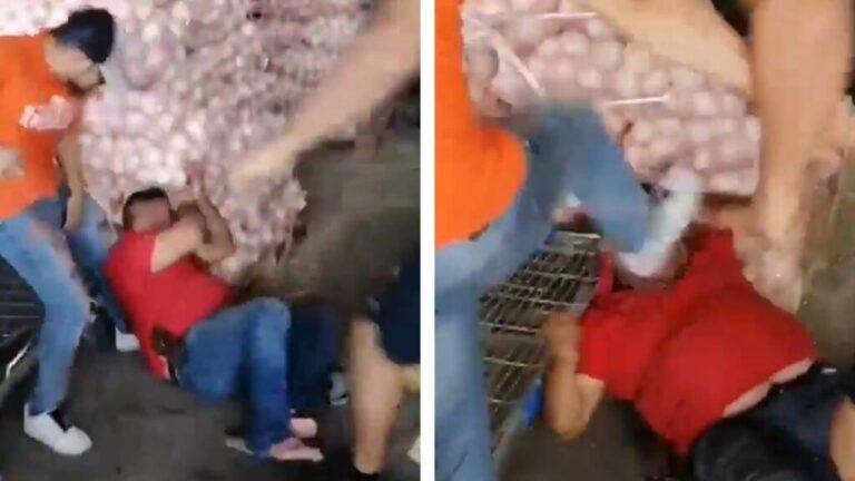 Imagen: VIDEO. Clientes y diableros del Mercado de Abastos de Iztapalapa protagonizan pelea campal
