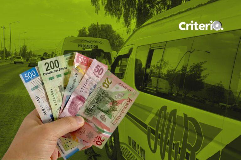 Imagen: ¿Cuánto gastarías en el transporte público de Hidalgo al año con el nuevo incremento?