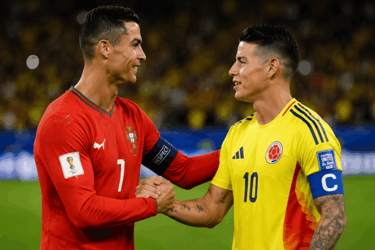 Imagen: De socios en el Madrid a rivales en el Mundial: Cristiano vs James
