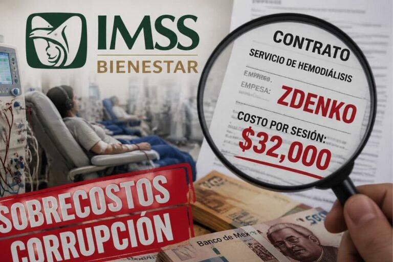 Imagen: IMSS-Bienestar admite caso de sobrecostos y corrupción en hemodiálisis