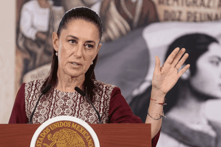 Imagen: Sheinbaum rechaza ignorar a madres buscadoras tras polémica por visita del Pato Merlín