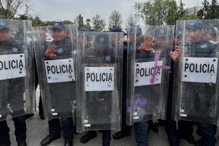 Imagen: Sancionan a policías señalados en protesta del ISSSTE de Pachuca