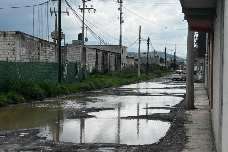 Imagen: Baches al sur de la zona metropolitana de Pachuca empeoran con las lluvias