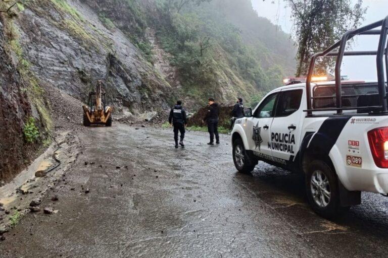 Imagen: Boris golpea Hidalgo: ríos desbordados, derrumbes y comunidades incomunicadas en la Huasteca