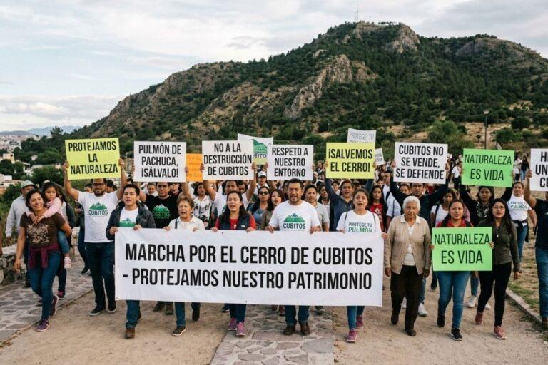 Imagen: Convocan a marcha para defender el Cerro de Cubitos en Hidalgo