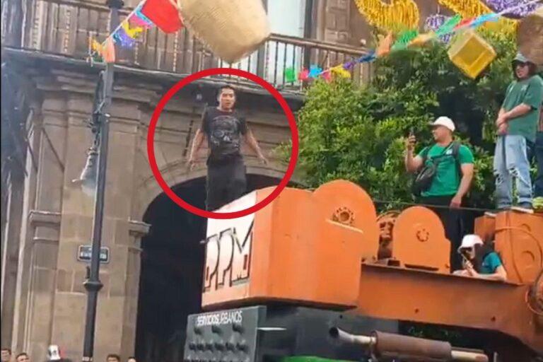 Imagen: Hombre sufre caída desde grúa durante el Fan Fest del Mundial 2026 en la Cdmx