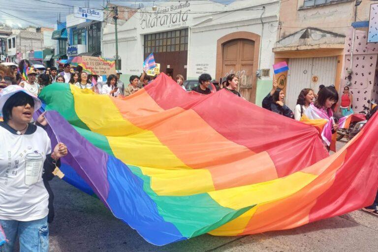 Imagen: Marcha del Orgullo en Tulancingo: exigen salud sin discriminación y freno a crímenes de odio