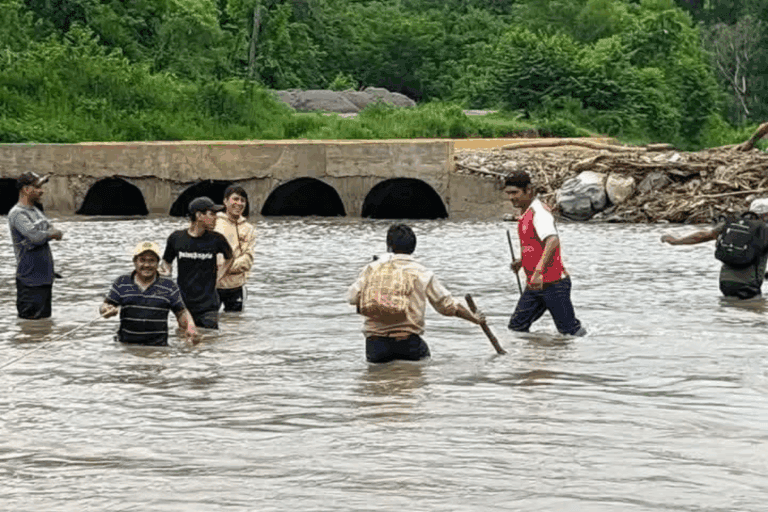 Imagen: Por lluvias, zona Otomí-Tepehua se mantiene en alerta