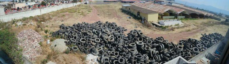 Imagen: Dan autorización provisional para depósito de llantas en recinto ferial