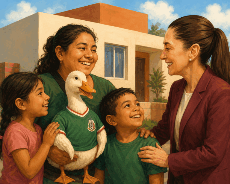 Imagen: Dan casa a dueños del pato Merlín