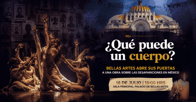 Imagen: “¿Qué puede un cuerpo?”, una obra sobre las desapariciones en México llega a Bellas Artes