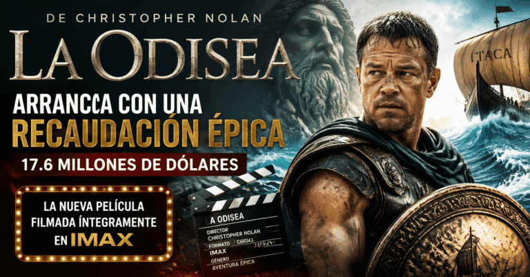 Imagen: La Odisea rompe récords en taquilla y apunta a convertirse en el nuevo fenómeno de Christopher Nolan