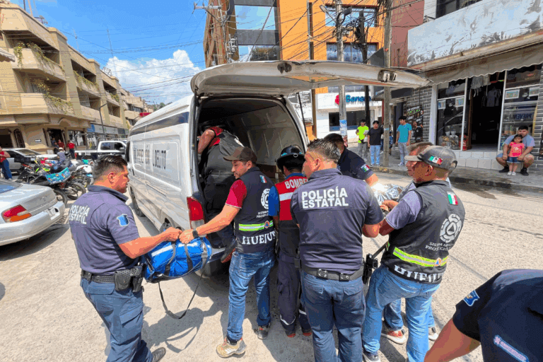 Imagen: Trabajador resulta lesionado tras descarga eléctrica en hotel de Huejutla
