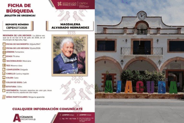 Imagen: Buscan a Lenis, mujer desaparecida en Ajacuba