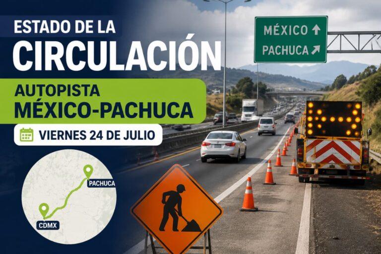 Imagen: ¿Vas a viajar desde Hidalgo? Así la circulación en la autopista México-Pachuca este viernes 24 de julio