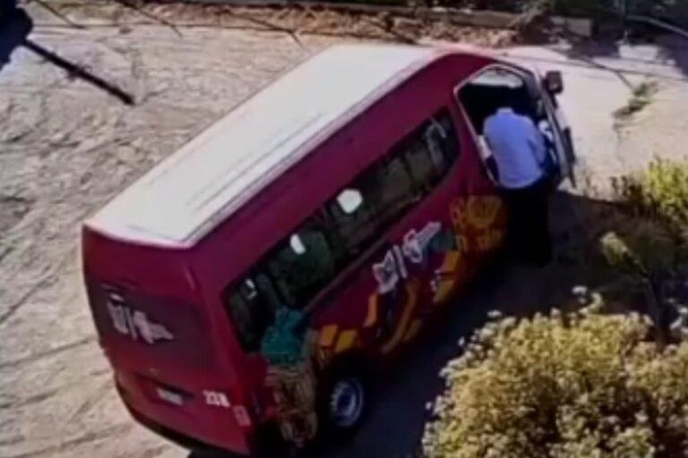 Imagen: Graban a chofer del transporte metropolitano de Hidalgo mientras hacía sus necesidades en la vía pública