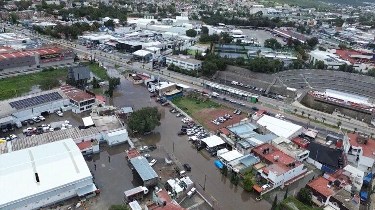 Imagen: Lluvias en Pachuca: anegamientos recurrentes en Santa Julia y México-Pachuca
