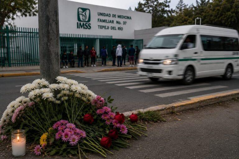 Imagen: Familia exige justicia por comerciante atropellada frente a IMSS en este municipio de Hidalgo