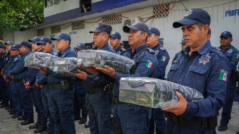 Imagen: Huejutla fortalece a su policía con nuevo equipo táctico para seguridad