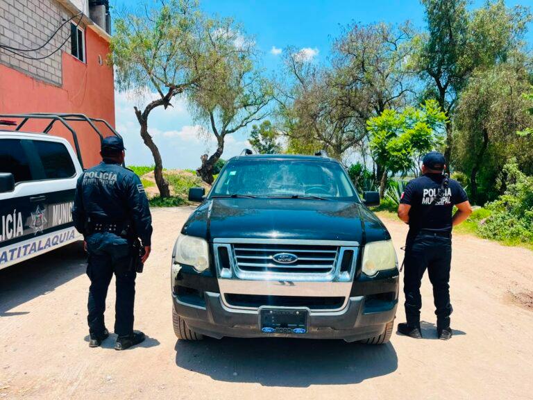 Imagen: Recuperan camioneta con reporte de robo durante vigilancia en Atitalaquia