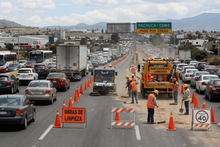 Imagen: ¿Viajas hoy? Así estará la autopista México-Pachuca este lunes 13 de julio
