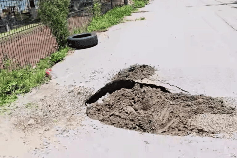 Imagen: Pobladores de Tula, preocupados por el deterioro en la infraestructura urbana